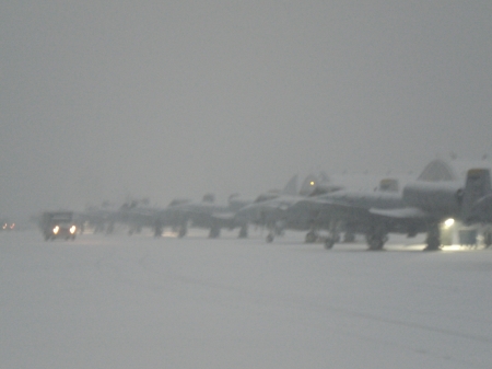 A-10s in the snow 3 of 3