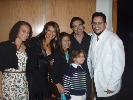 W/TITO PUENTE JR. AFTER HIS CONCERT!