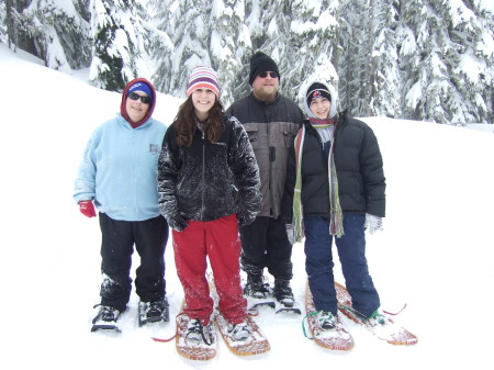 The family at Paradise on Mt. Rainier