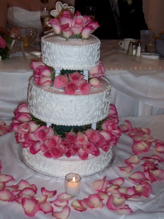 The cake I made last year for my sister's wedding