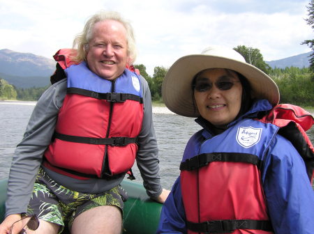 John & Nina on Snake River