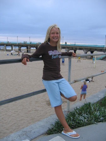 Dani at Manhattan Beach, California