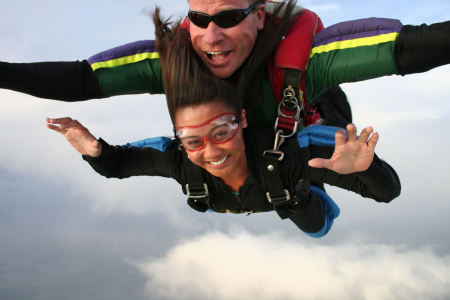 skydiving