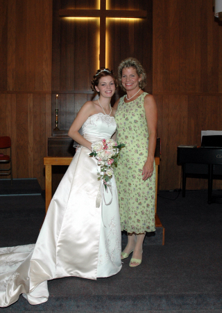 My daughter and I at her wedding