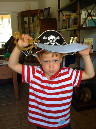 Aidan -grandson as pirate