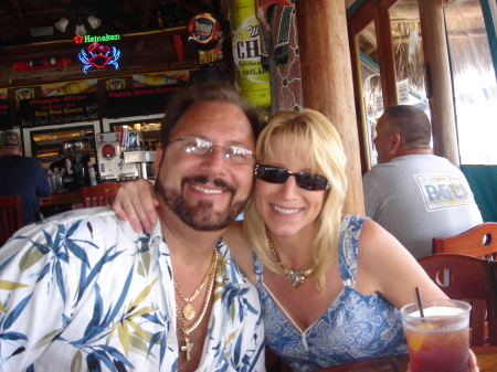 Me and Bob at the Tiki Hut in Fort Pierce Florida