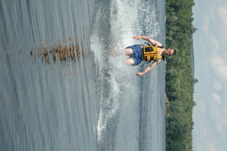 Waterskiing on Junior Lake