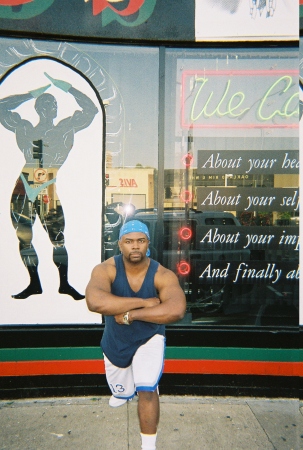 Posing at my gym in Oakland