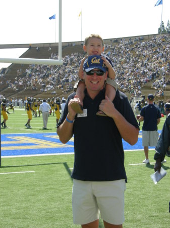 Jim and Jack at Cal Football Game