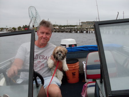 Me & new pup Haylee on the bay