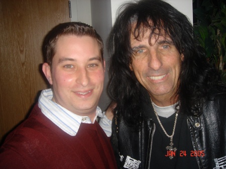 Alice Cooper with son Hal