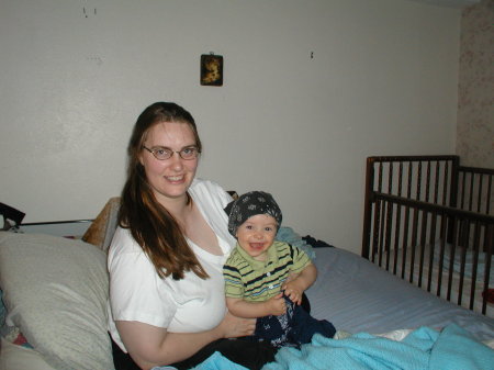 Me with 1-year-old Malcolm