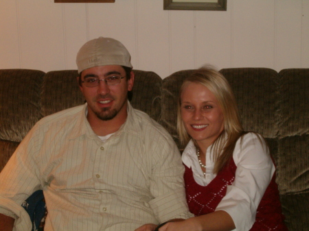 My daughter, Amanda and  boyfriend Brady 2007