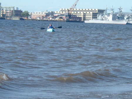 Kayaking in the Delaware