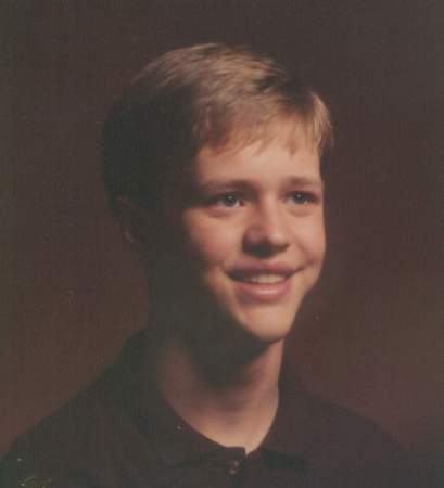 My son Ricky( at age 17?, he's 28 now)