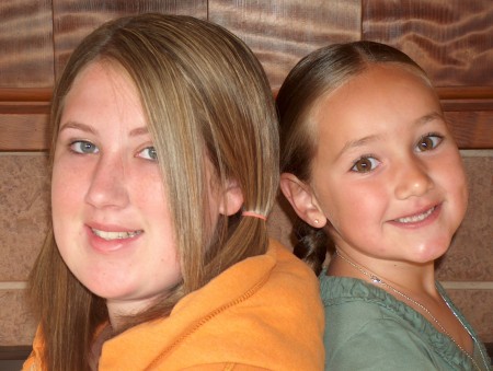 My two wonderful girls...June 2007