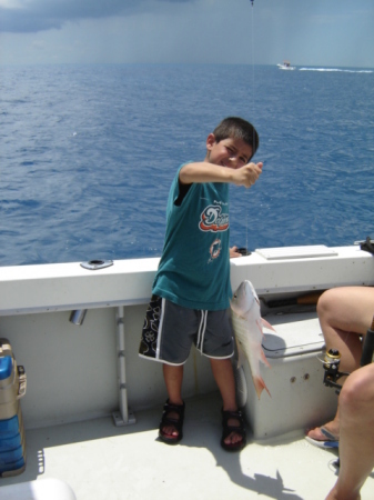 Austin's First fish