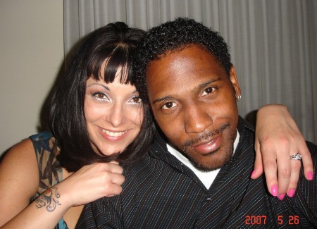 My husband and I - May 2007