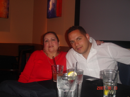 My brother & mom