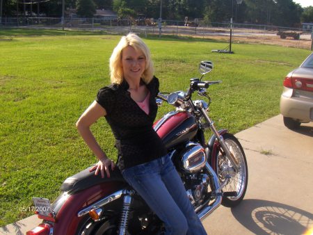 Me with our new Harley