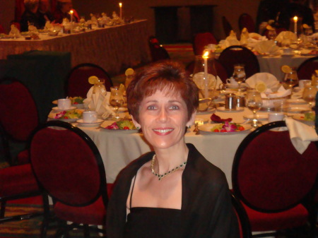 Wife Teresa at March 2008 Rotary District Conf
