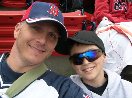 Bob and Jonathan at the Red Sox Game!!!