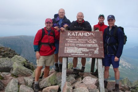 Hiking Mt. Katahdin with my best friends