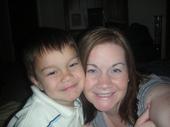 My grandson Ryder and his mom, my daughter Ashley