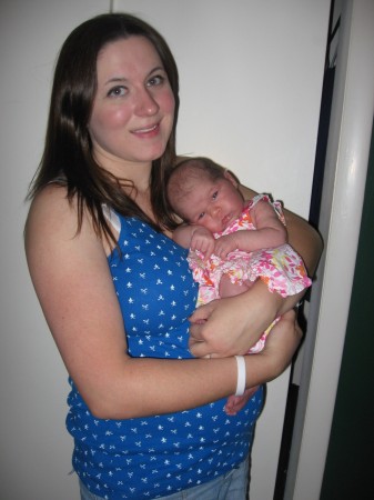 My middle daughter and her new daughter Kalli