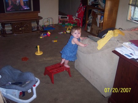 Shelby Ray youngest grandchild 10 mo.