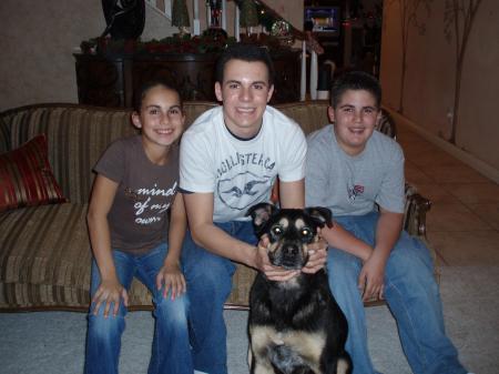 Our family: Dane, Chad, Jordyn & Cola