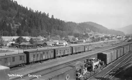 View from Oakridge Overpass 1930's