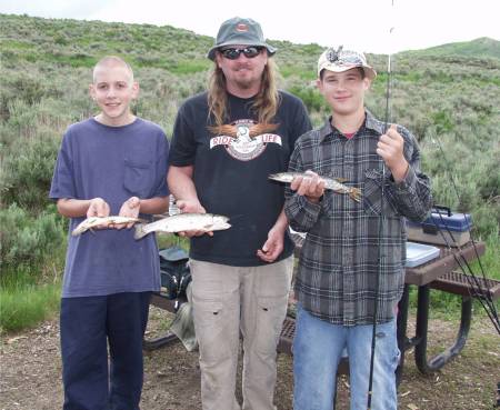 Fishing with my boys Jon and Steve