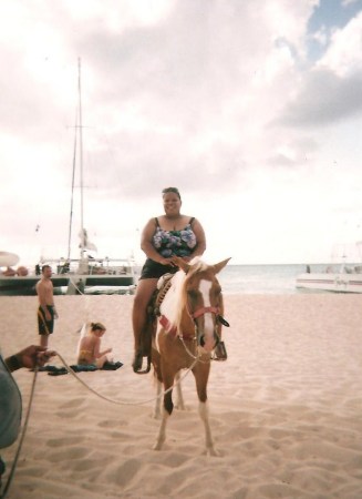 On the beach in Mexico