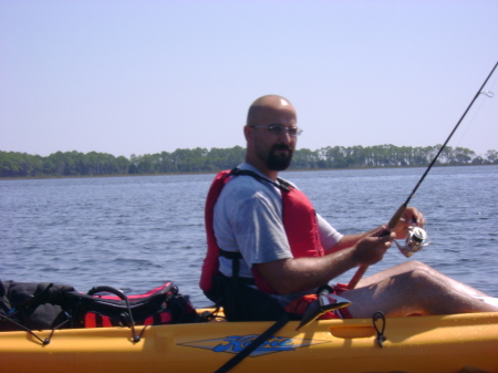 Fishing at St. Marks by the lighthouse