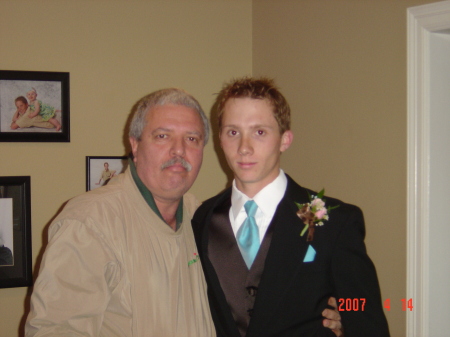 Gary & Michael before Michael's H.S. Prom