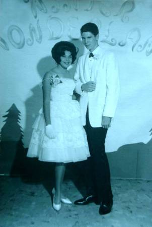 With Martha Dominguez, Xmas Ball 1963