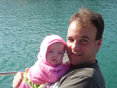 Daddy and Sienna on the Boat!