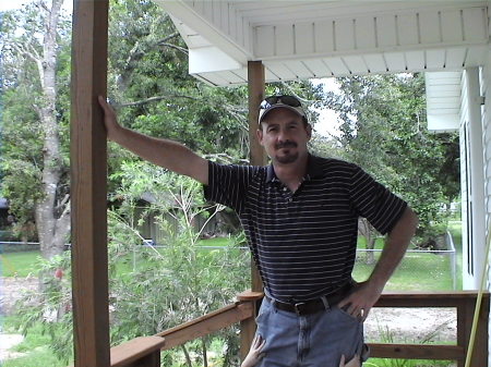 Ron on the porch