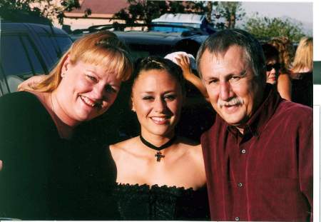 Wife Cinda, Daughter Whitney, and Lou