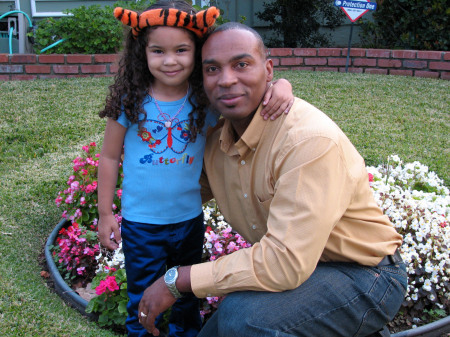 My niece and I on Thanksgiving 2006.