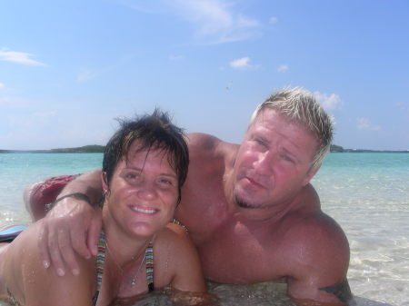 Wife (Madolyn) & myself in Elbow Cay Bahamas.