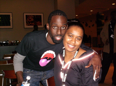 Tye Tribbett and me at the Covention Center