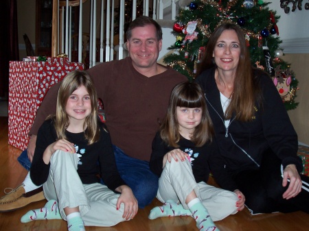 Kevin and family at Christmas