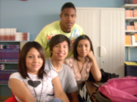 MARIA, COREY, ANGEL, AND ME IN MS.YOUNG'S CLAS