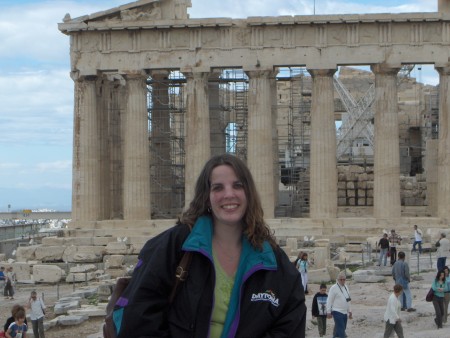 At the Parthenon!
