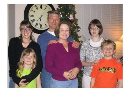 My new, blended family - Christmas 06