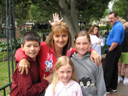 Me, Daniel, Brigette and Baillie Disneyland