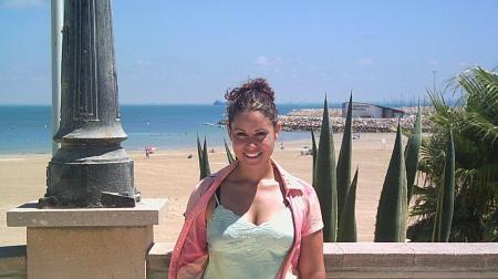 At the beach in Rota, Spain