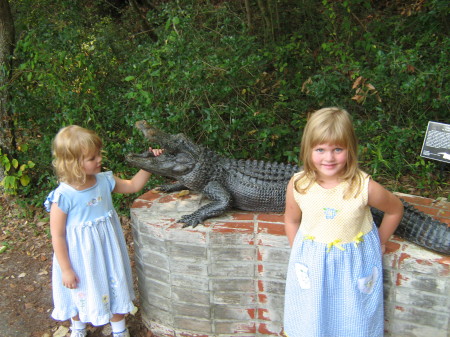 Chloe and Camille At Brookgreen Gardens!